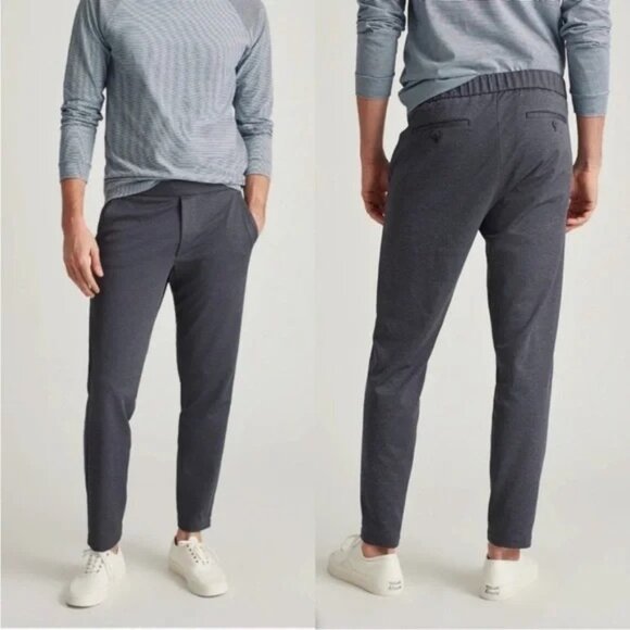Bonobos Men's Knit Snap Front Pants Deep Abyss Size MR NWT - Picture 1 of 8